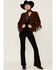Image #2 - Scully Women's Caf&eacute; Brown Suede Fringe Jacket, Brown, hi-res