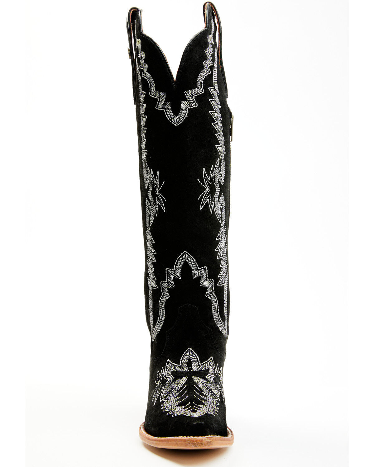 Image #4 - Dan Post Women's Marlowe Suede Western Boots - Snip Toe, , hi-res
