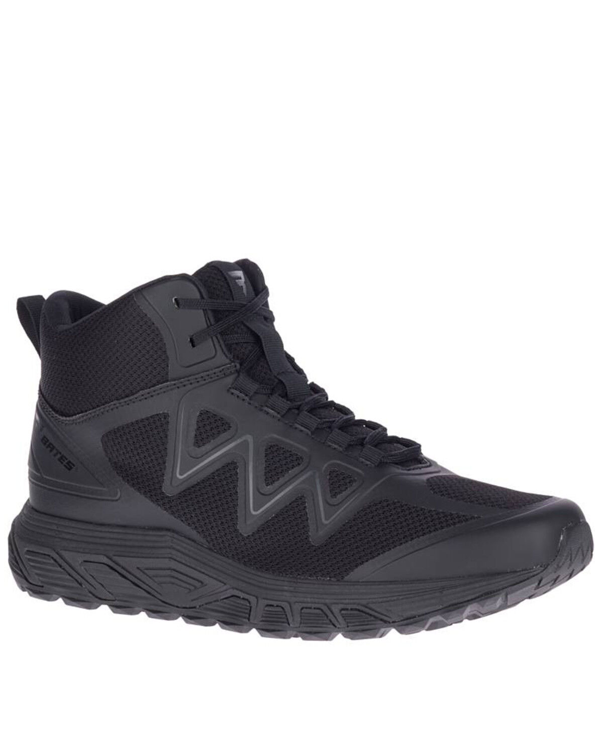 Image #1 - Bates Men's Rush Work Boots - Soft Toe, Black, hi-res