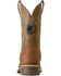 Image #3 - Ariat Men's Hybrid Rancher Waterproof Western Performance Boots - Broad Square Toe, Brown, hi-res