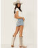 Image #3 - Idyllwind Women's High Risin' Wichita Wash Raw Edge Hem Denim Shorts, Super Light Wash, hi-res