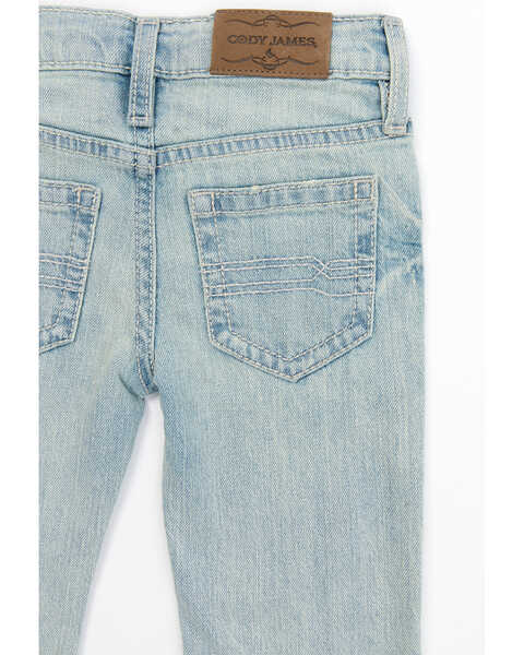 Image #4 - Cody James Toddler Boys' Light Wash Pioneer Slim Stretch Bootcut Jeans , Light Medium Wash, hi-res