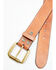 Bed Stu Women's Meander Rugged Leather Western Belt, Tan, hi-res