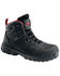 Image #1 - Avenger Men's Flight Mid Lace-Up Work Boots - Alloy Toe, Black, hi-res