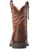 Image #3 - Ariat Girls' Firecatcher Easy Fit Short Western Boots - Wide Square Toe , Brown, hi-res