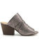 Golo Shoes Women's Landon Silver Pewter Open Toe Mule , Silver, hi-res