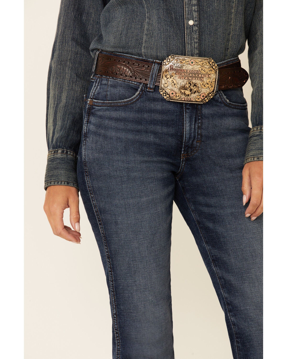 Wrangler Women's Sara Dark Wash High Rise Bootcut Jeans | Sheplers