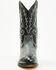 Laredo Men's Lizard Print Wingtip Western Boots - Pointed Toe, Grey, hi-res