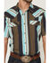 Image #3 - Gibson Trading Co Men's Retro Stripes Short Sleeve Snap Western Shirt, Brown, hi-res