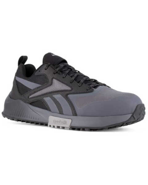 Image #1 - Reebok Men's Lavante Trail 2 Athletic Work Shoe - Composite Toe, Black/grey, hi-res