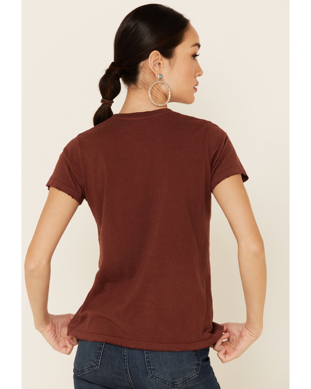 Image #4 - Bandit Brand Women's Rust Desert Dreamin Graphic Short Sleeve Tee, Rust Copper, hi-res