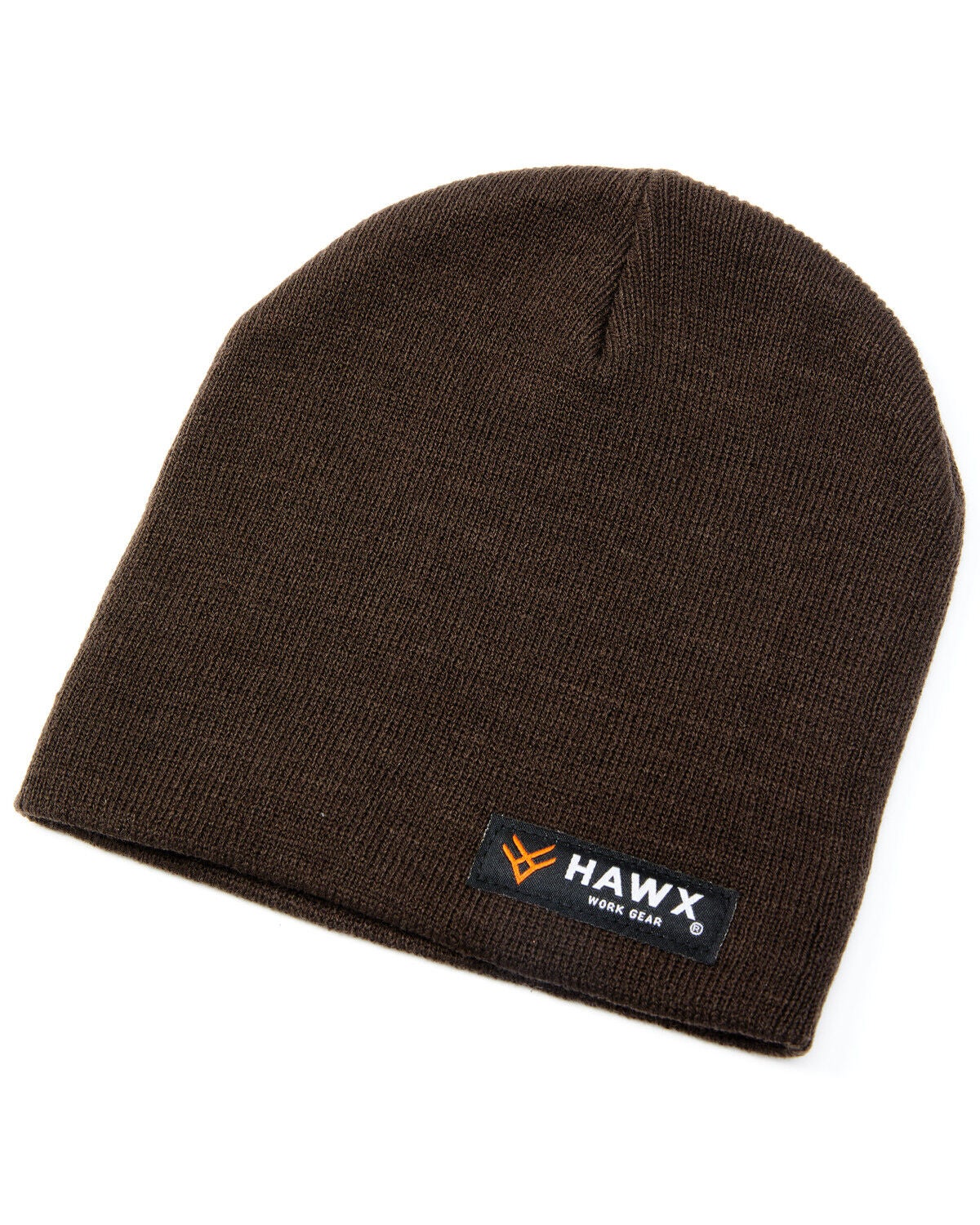Image #1 - Hawx Men's Brown Acrylic Work Skull Cap, Brown, hi-res