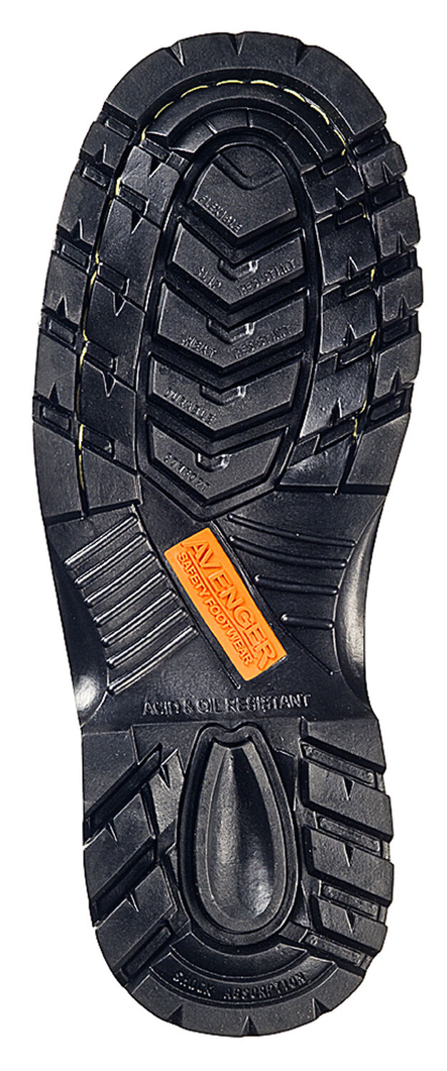 Image #2 - Avenger Men's Waterproof Breathable Work Boots - Steel Toe, Brown, hi-res