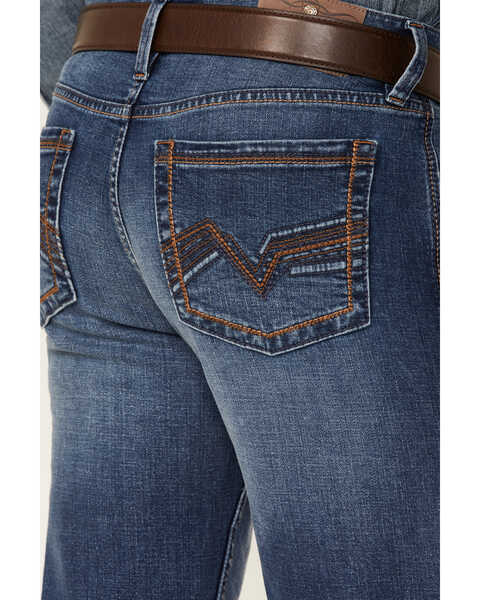 Image #4 - Cody James Men's Hazer Light Medium Wash Stretch Slim Straight Jeans , Blue, hi-res