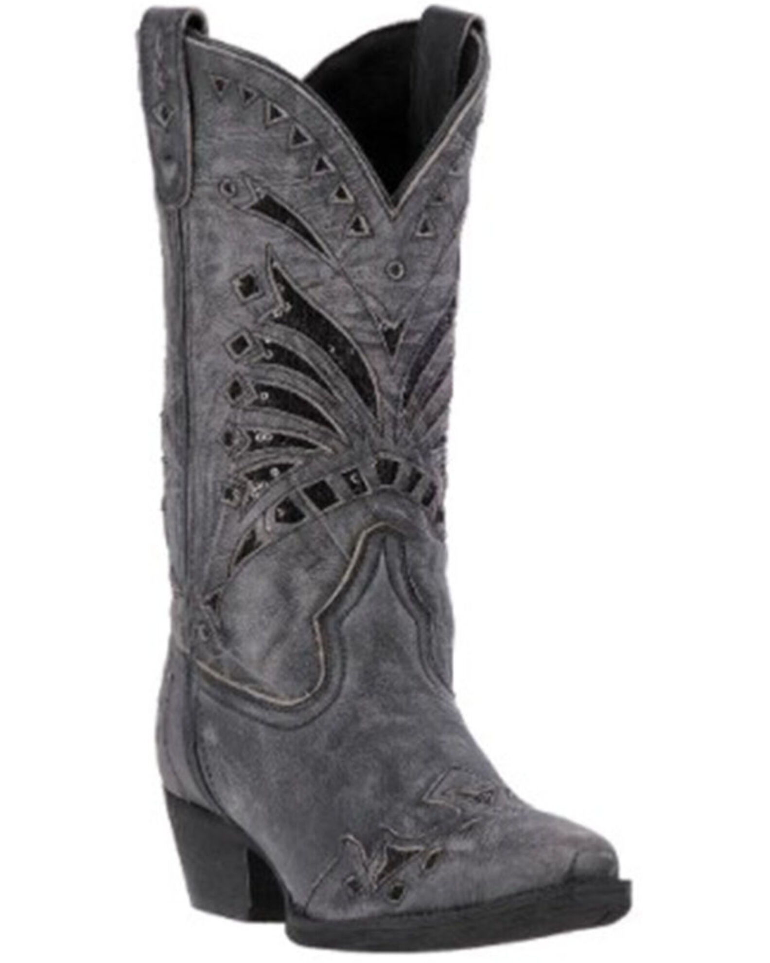 Womens grey western boots sale