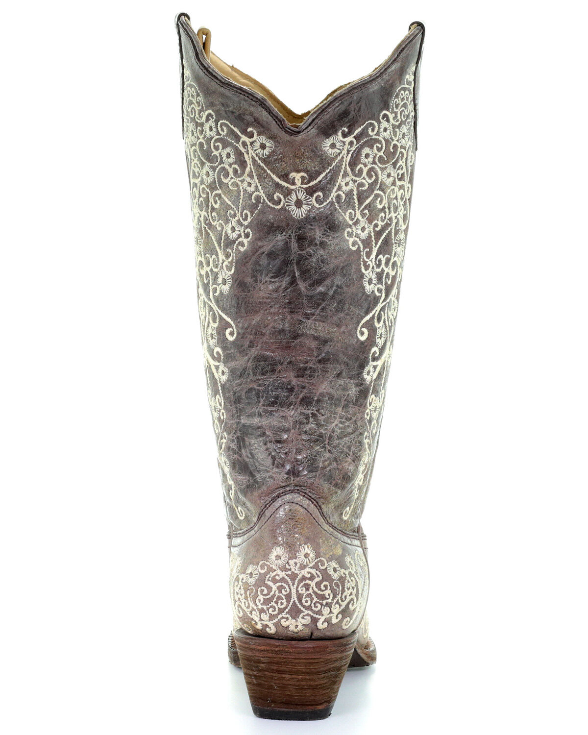 corral crater bone embroidery boot