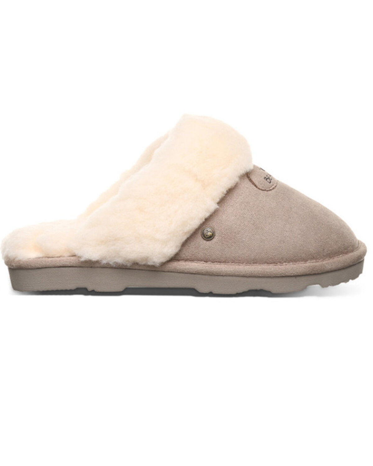 Image #2 - Bearpaw Women's Effie Vegan Slippers, Light Grey, hi-res