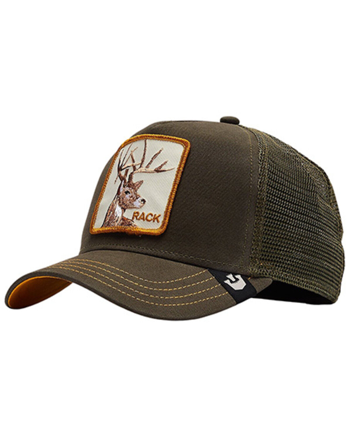 Image #1 - Goorin Bros Men's Deer Rack Ball Cap, Olive, hi-res
