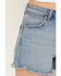 Image #2 - Wrangler Women's Riyah Medium Wash Cowboy Stretch Denim Shorts, Medium Wash, hi-res