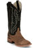 Image #1 - Justin Women's Palisade Western Boots - Broad Square Toe , Brown, hi-res