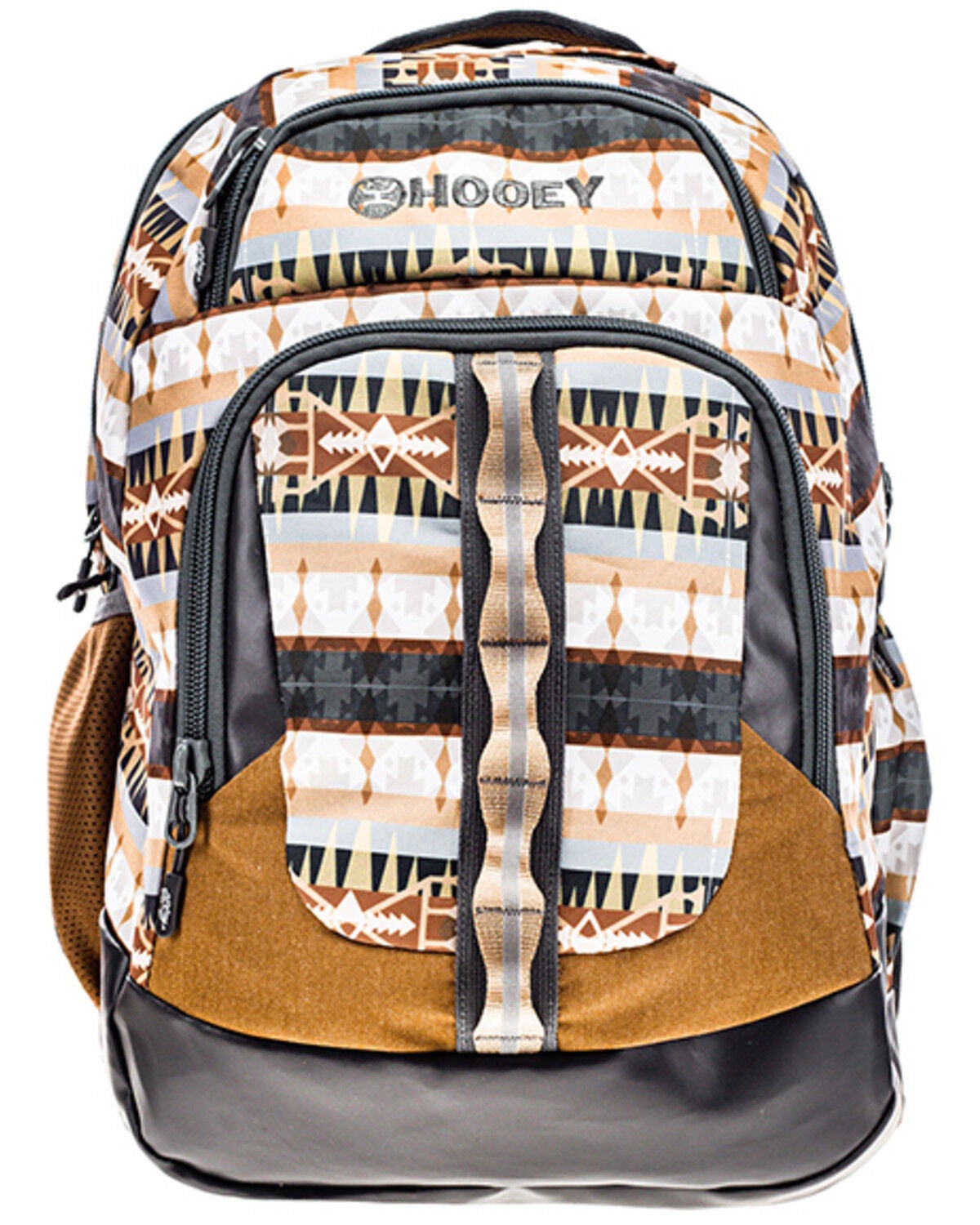 Image #1 - Hooey Ox Southwestern Print Backpack, Tan, hi-res
