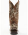 Image #5 - Shyanne Women's Lasy Western Boots - Broad Square Toe, Brown, hi-res