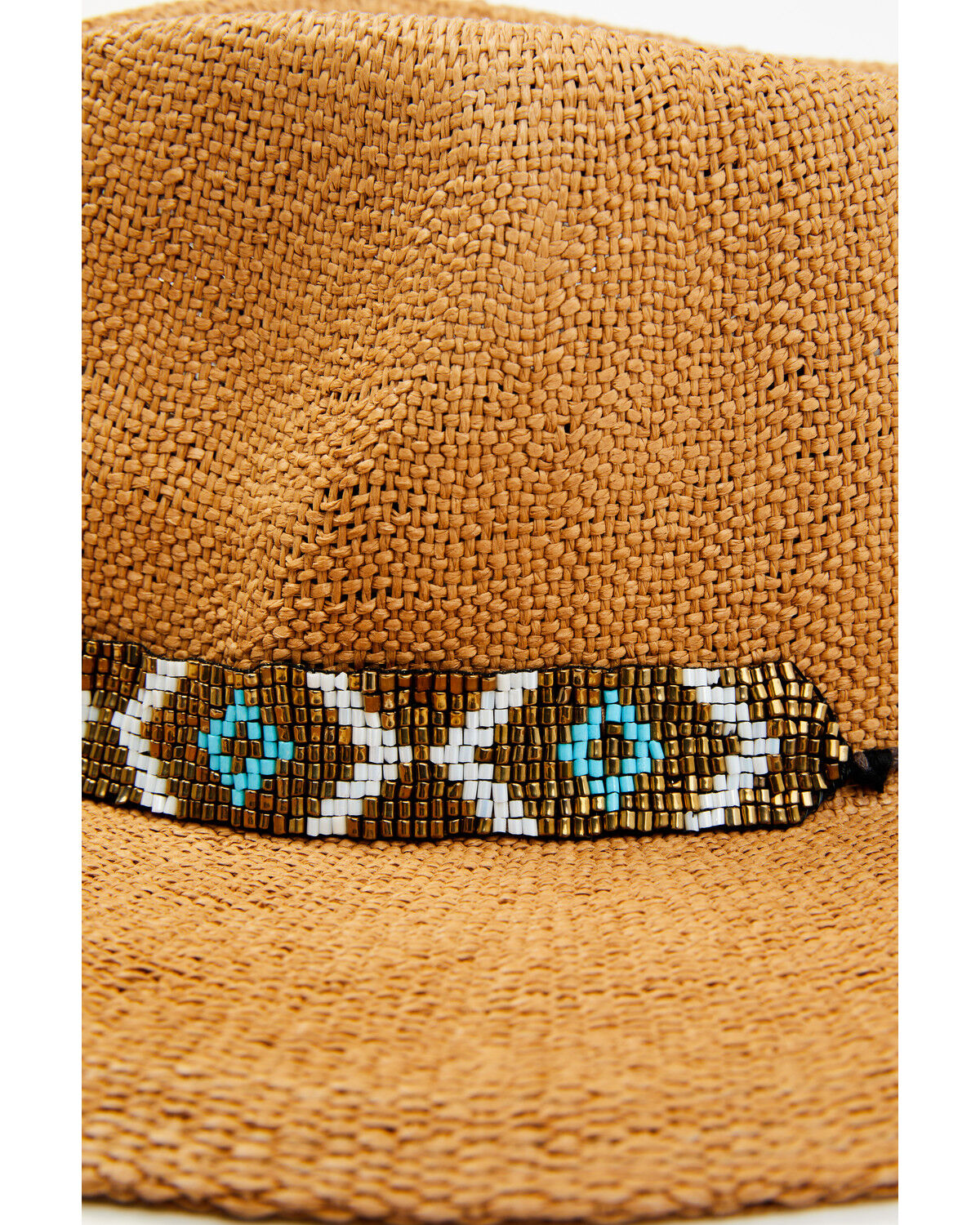 Image #2 - Nikki Beach Women's Straw Rancher Hat, Brown, hi-res