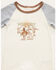 Image #2 - Wrangler Infant Boys' Cowboy Short Sleeve Onesie, White, hi-res