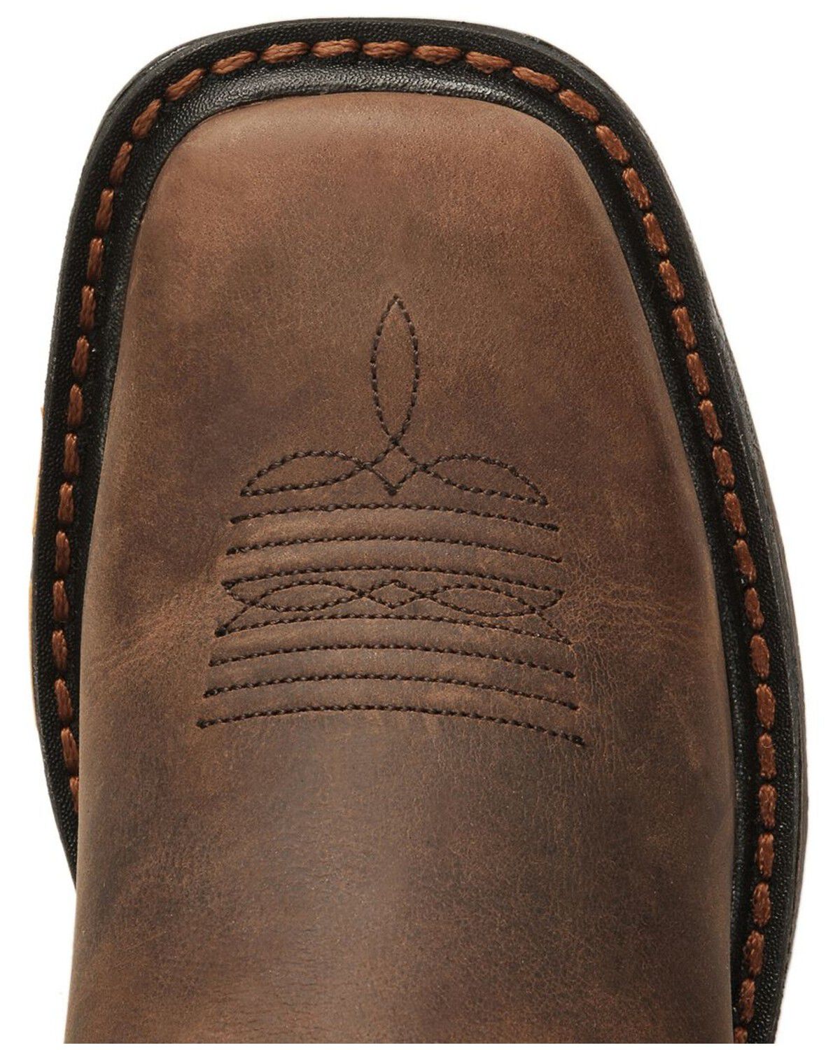 Image #6 - Ariat Boys' Earth WorkHog® Western Boots - Broad Square Toe, Earth, hi-res
