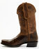 Moonshine Spirit Men's Pancho Tooled Western Boots - Square Toe, Brown, hi-res