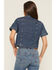 Image #4 - Levi's Women's Dark Wash Rinoa Camp Short Sleeve Snap Denim Shirt, Dark Wash, hi-res