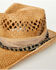 Image #2 - Shyanne Women's Woven Straw Cowboy Hat, Natural, hi-res
