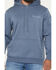 Image #3 - Wrangler Men's Logo Graphic Hooded Sweatshirt, Blue, hi-res