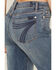 Image #2 - 7 For All Mankind Women's Medium Wash Ultra High Rise Dojo Stretch Denim Jeans, Medium Wash, hi-res
