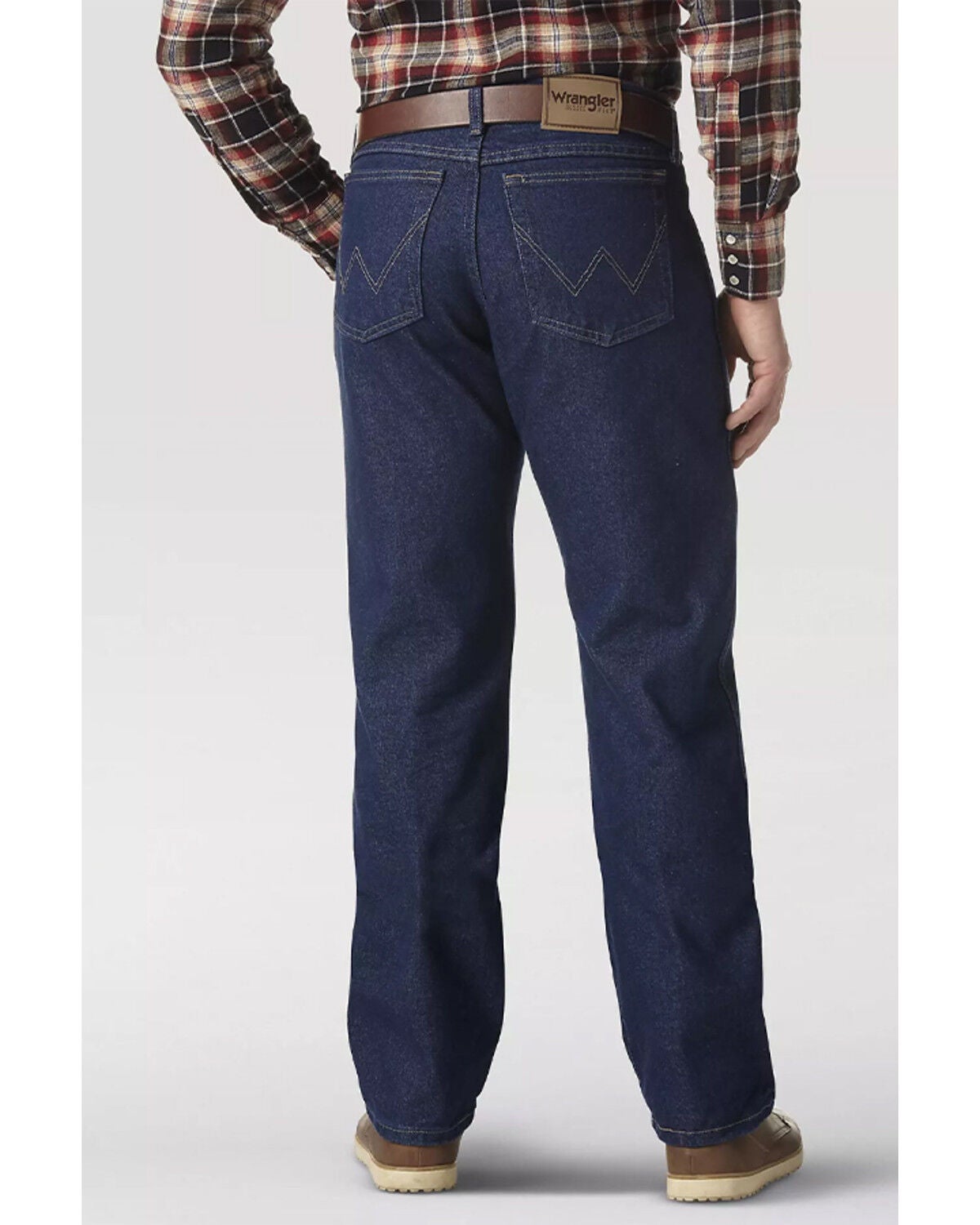 Image #2 - Wrangler Men's Rugged Wear&reg; Relaxed Straight Denim Jeans, Blue, hi-res