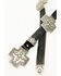 Image #2 - Shyanne Women's Esme Cross Concho Belt, Black, hi-res