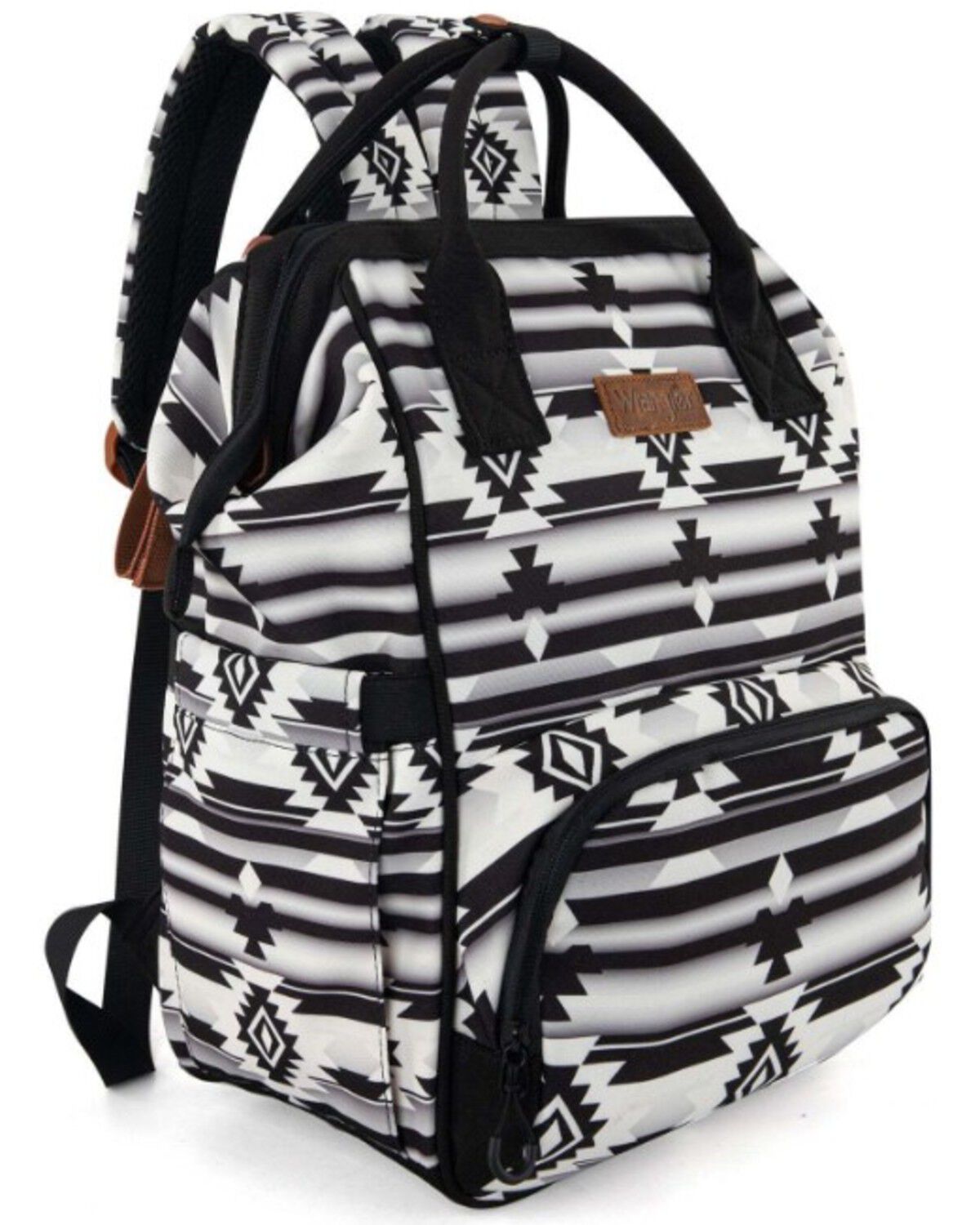 Image #1 - Wrangler Women's Callie Southwestern Print Backpack, Black, hi-res