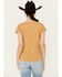 Shyanne Women's Wild West Tee, Coffee, hi-res