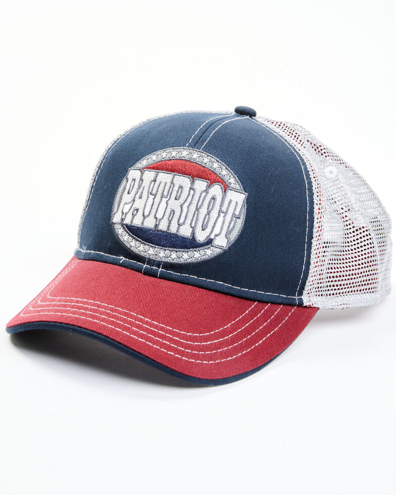 Cody James Men's Patriot Oval Embroidered Mesh-Back Ball Cap, Navy, hi-res