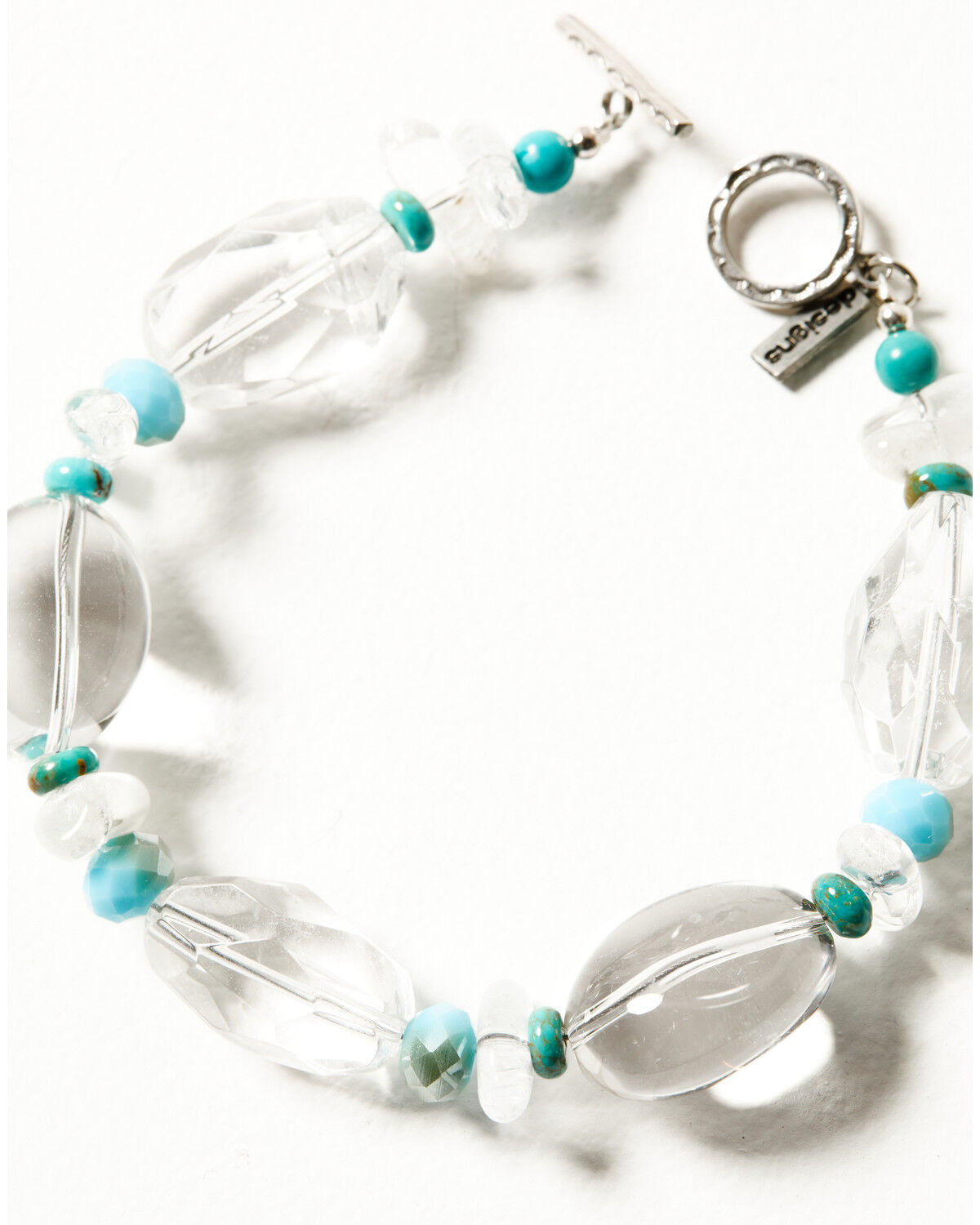 Image #2 - Paige Wallace Women's Quartz & Turquoise Bracelet, Turquoise, hi-res