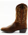 Image #3 - Durango Men's Westward Roughstock Western Boots - Broad Square Toe, Brown, hi-res