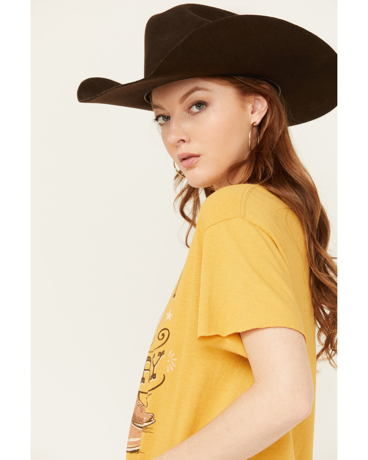 Image #2 - American Highway Women's Nothin But Country Short Sleeve Graphic Tee, Tan, hi-res
