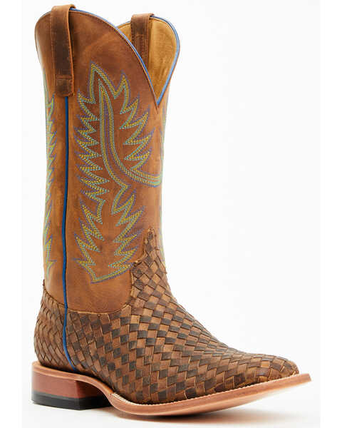 Horse Power Men's Unbeweavable Western Boots - Broad Square Toe, Toast, hi-res