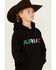Image #2 - Ariat Boys' Mexico Flag Logo Hooded Sweatshirt, Black, hi-res