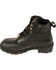 Image #2 - Milwaukee Leather Women's Side Zipper Boots - Round Toe - Wide, Black, hi-res