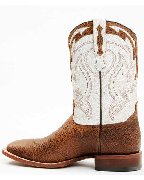 Image #3 - Cody James Men's Ozark Western Boots - Broad Square Toe, Off White, hi-res