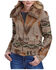 Image #1 - Stetson Women's Southwestern Print Blanket Jacket, Brown, hi-res