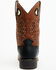 Image #5 - RANK 45® Men's Warrior Performance Western Boots - Broad Square Toe, Black/brown, hi-res