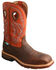 Image #1 - Twisted X Men's Waterproof Western Work Boot - Nano Composite Toe, Brown, hi-res