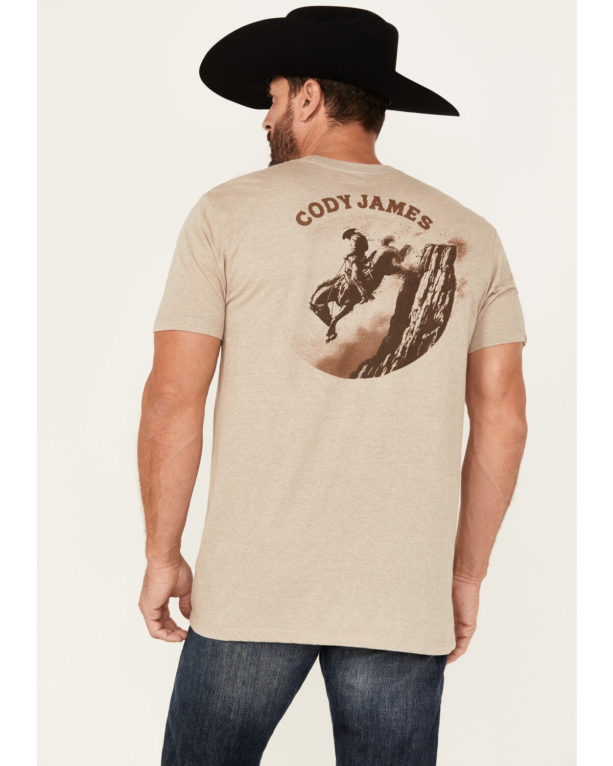 Image #1 - Cody James Men's No Complaints Short Sleeve Graphic T-Shirt, Tan, hi-res